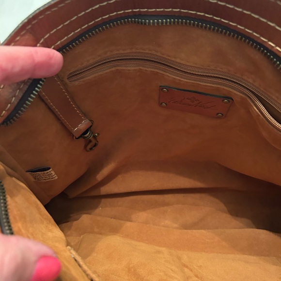 Patricia Nash Map Print Leather Tote Bag - Picture 5 of 5